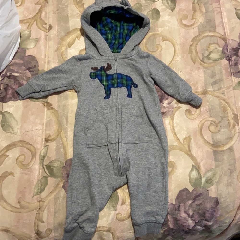 Body suit with hood. 3 months